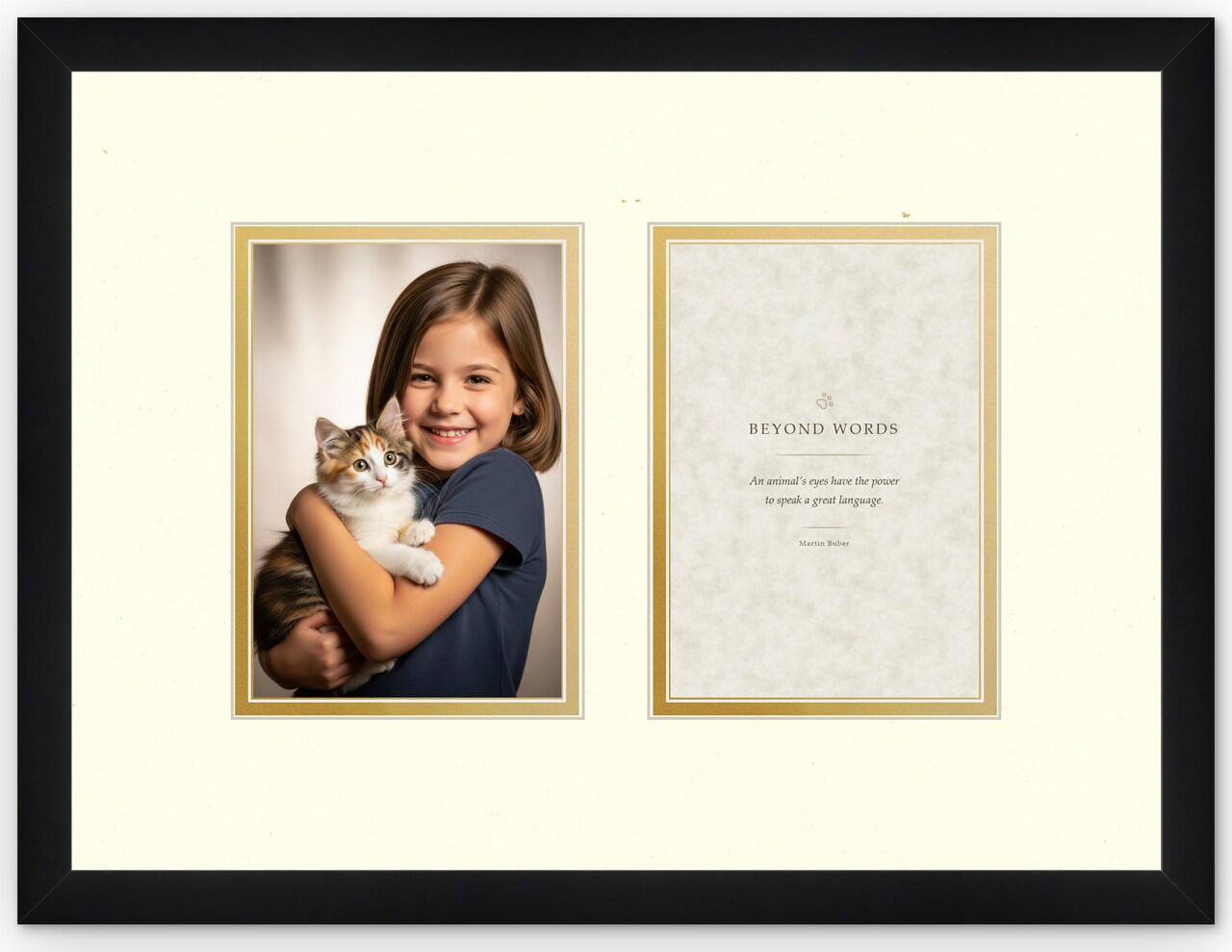 CustomPictureFrames.com Pet Memorial Frame - Multiple Sizes Made in the USA